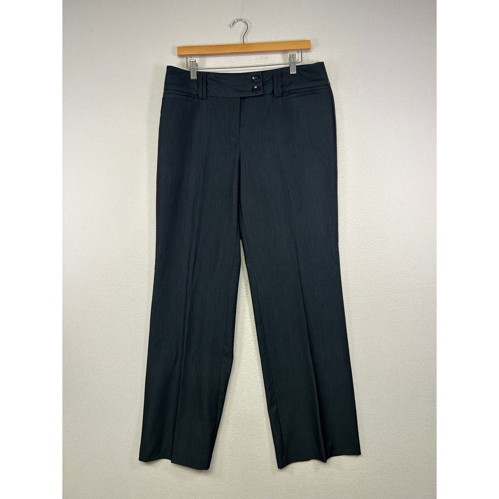 Officecore Ingredients Women 10 Wide Leg Double Button Dress Pants Trousers